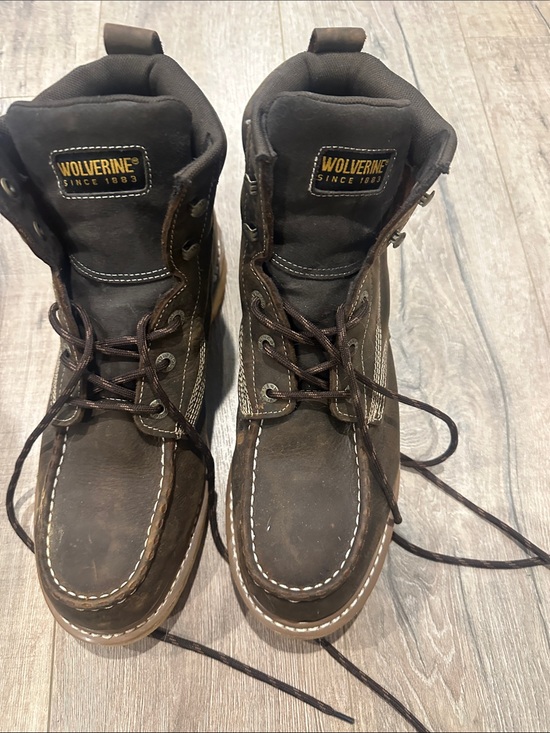 Wolverine Other - Wolverine Dark Brown Moc Toe Work Boots